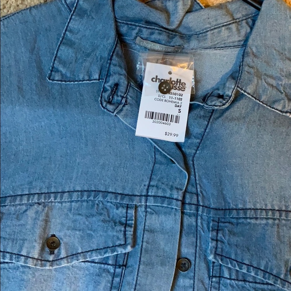 Jean button up - Picture 2 of 2